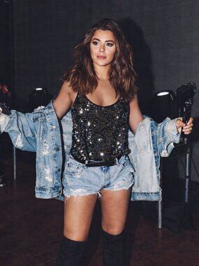 Express Women’s Gray Sequin Tank Top Size XS Party Cocktail Racerback Sabrina